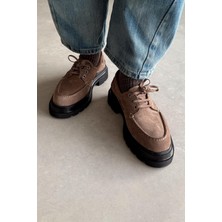 Nope21 Marsilya Toprak Hakiki Deri Loafer