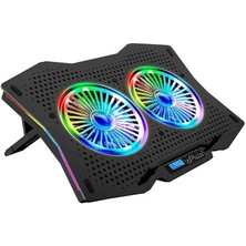Gt Rgb Gaming Notebook Soğutucu Siyah