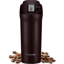 SM-YAF48-TD Termos Bardak Matara, Paslanmaz Çelik, 0.48 L, 6 Saat Sıcak & Soğuk, Unisex, Koyu Kahve