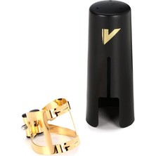 LC57DP M/o Ligatür ve Alto Saksafon Için Plastik Kapak; Yaldızlı Kaplama