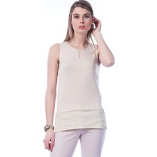 ROMAN Kolsuz Triko Bluz Bej Y1571003_024