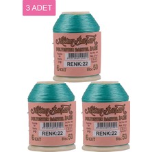 Neonova 3 Adet Altınbaşak Oya ve Dantel Ipi 20 gr - Royaleks - No: 022