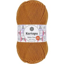 Neonova 1 Adet Baby One Tüylenmeyen El Örgü Ipi Yünü Hardal K1854