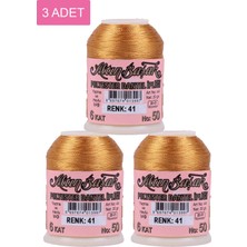 Neonova 3 Adet Altınbaşak Oya ve Dantel Ipi 20 gr - Royaleks - No: 041