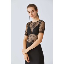ROMAN Dantelli  Bluz Siyah K2013186_001