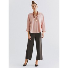 ROMAN V Yaka Bluz Pudra K2013107_055