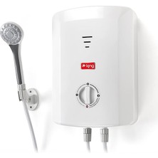 K7008 Ekvator Elektrikli Şofben | 7500W Güç | 3 Kademe Isıtma | Anında Sıcak Su | 3l/dk Su Debisi | Ipx4 Neme Karşı Koruma