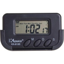KK-613D Dijital Küçük Masa-Araba Saati-Alarm-Kronometre
