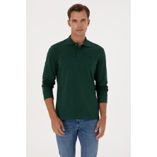 U.s. Polo Assn. Erkek Koyu Yeşil Sweatshirt 50307688-VR079