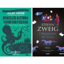 Alfa Yayınları Denizler Altında Yirmi Bin Fersah – Kısaltılmış Metin + Olağanüstü Bir Gece