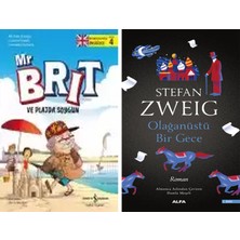 Alfa Yayınları Mr Brit ve Plajda Soygun – Bulmacalarla Ingilizce – 4 + Olağanüstü Bir Gece