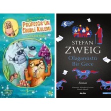 Alfa Yayınları Profesör’ün Sihirli Kalemi – Kayıp Kedi Miskin + Olağanüstü Bir Gece