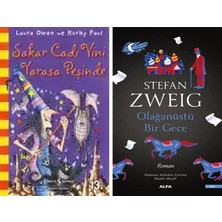 Alfa Yayınları Sakar Cadı Vini Yarasa Peşinde + Olağanüstü Bir Gece