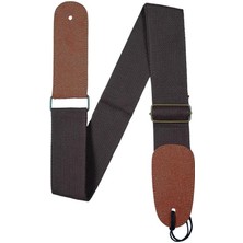 HG20 Gitar Omuz Askısı Kahve Renk 5 mm Genişlik 87-146 cm