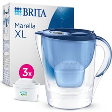Marella XL 3x Maxtra Pro 3.5 Lt Su Arıtma Sürahisi Mavi BPA İçermeyen Malzeme ile Gelişmiş Filtrasyon