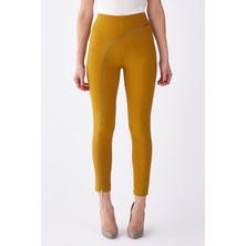 ROMAN Fermuar Detaylı  Kadın Pantolon Olive K1912031_027