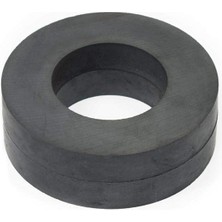 Magneteksan Y35 Kalite Ferrit Kömür Delikli Halka Mıknatıs - 100X60X15 mm