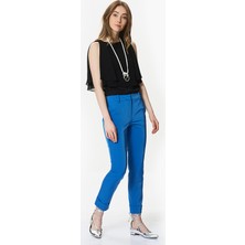 ROMAN Kısa Kadın Pantolon Mavi Y9912001_036