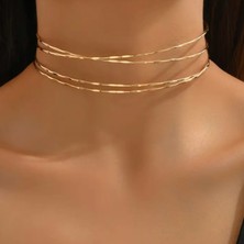 Sevil Gülgün Fine Crafts Çapraz Tel Choker Ayarlanabilir