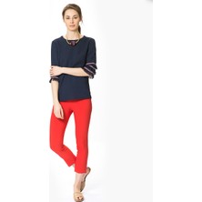 ROMAN Kısa Paça Skinny Pantolon Kırmızı Y1722013_006