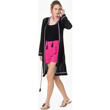 ROMAN Püskül Detaylı File Kap Siyah Y1616007_001