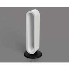 Kulaklık Standı - Octagon Dekoratif Kulaklık Tutucu 22CM Beyaz-Siyah