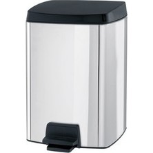 Brabantia 001-01-BRILLIANT Steel Dikdörtgen Pedallı Çöp Kutusu 10L Xxxx