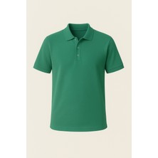 QKK Erkek %100 Pamuklu Lakost Kumaş Regular Fit Polo Yaka T-Shirt
