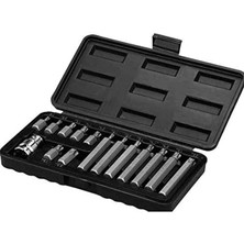 W 2243, Torx Bits Uç Seti 15 Parça, Gri, Siyah
