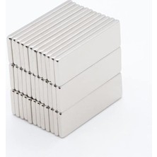 Adet 30X10X2 mm Dikdörtgen Neodyum Mıknatıs Boy 30MM En 10MM Kl. 2mm