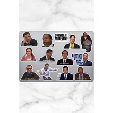 Major Selection The Office Temalı Defter Ajanda Planner Bullet Journal Laptop Notebook Tablet Sticker Seti 14 Adet