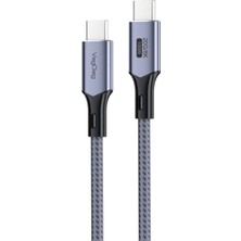 100W 5A Usb3.2 Gen 2 20 Gbps 8k 60Hz Type-C Görüntü Şarj ve Data Kablosu 3 Metre