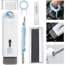 Klavye Temizleme Fırçası,7'si 1 Arada Çok Fonksiyonlu Klavye, Monitör, Kulaklık, Telefon, Dizüstü Bilgisayar, Bluetooth Kulaklıklar Için Temizleme Kiti - Mix Renk