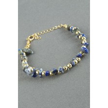 Bijuteri Net Lapis Kırık Doğaltaş Bileklik