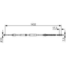 Bosch FREN HALATI ARKA MERCEDES SPRINTER B906 . VW CRAFTER 1930-1935-50 A9064203185 2E0609702C