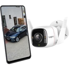 Tapo C320WS, 2k 4mp Dış Mekan Wi-Fi/ethernet Güvenlik Kamerası, Hareket Algılama, IP66 Su Geçirmez, 30M Starlight Gece Görüşü, Çift Yönlü Ses, Bulut/yerel Depolama, Sesli ve Işıklı Alarm