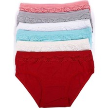 Dondeza 6 Adet Kız Çocuk Dantelli Kız Bikini 408