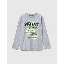 United Colors Of Benetton Erkek Çocuk Tshirt 6/14 Yaş 10QO