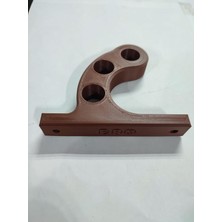 Motosiklet Bisiklet Scooter Kask Duvar Askısı Kask Tutucu Vida Dübel Dahil (Kahverengi)