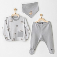 Budi Andywawa AC26103 Hello Autumn 3'lü Zıbın Takım Grey