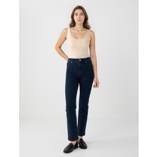 Jimmy Key Mavi Dar Kesim Normal Bel Normal Paça Denim Pantolon