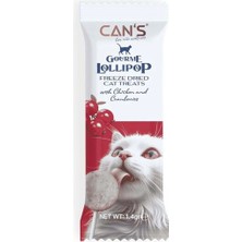 Can's Tavuk ve Kızılcık Aromalı Kedi Lolipop 1.4gr
