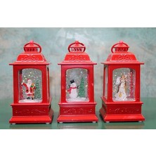 Mutlu Müşteri Yılbaşı Temalı Işıklı Müzikli Kar Küresi ALK3222