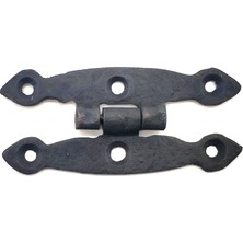 Vintessy Antika Tarz Dekoratif Pirinç Dar Menteşe - 75X39 Mm, Oksit