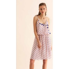 ROMAN Sırt Detaylı Günlük Elbise Pembe Y9911017_038