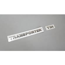 Fabrikasyon Vw Transporter T5 2003-2010 Tdi Bagaj Yazısı Krom Takım