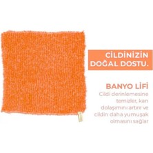 Ruiada Extra Esnek Banyo Lifi Malzemeden Üretilmiş 30X40 cm Tüm Cilt Tiplerine Uygun