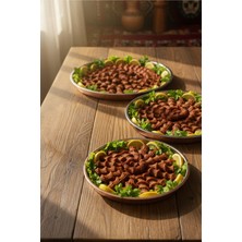 YUNUSOĞLU HOME Çiğ Köfte Sinisi Set- Paslanmaz Çelik 35 - 40 - 43 cm – Derin Yuvarlak Tepsi 3'lü Set