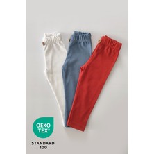Luppinos Space 3lü %100 Pamuk Bebek Tayt Pantolon Set