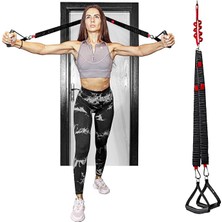 Çok Fonksiyonlu Direnç Lastiği Seti Multifunction Resistance Set Çok Amaçlı Taşınabilir Egzersiz Lastiği Seti Üst Vücut Alt Vücut Çalıştırma Aparatı